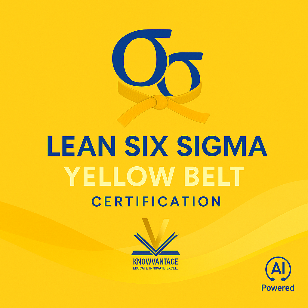 Lean Six Sigma Yellow Belt Certification Training (YB) – KnowVantage